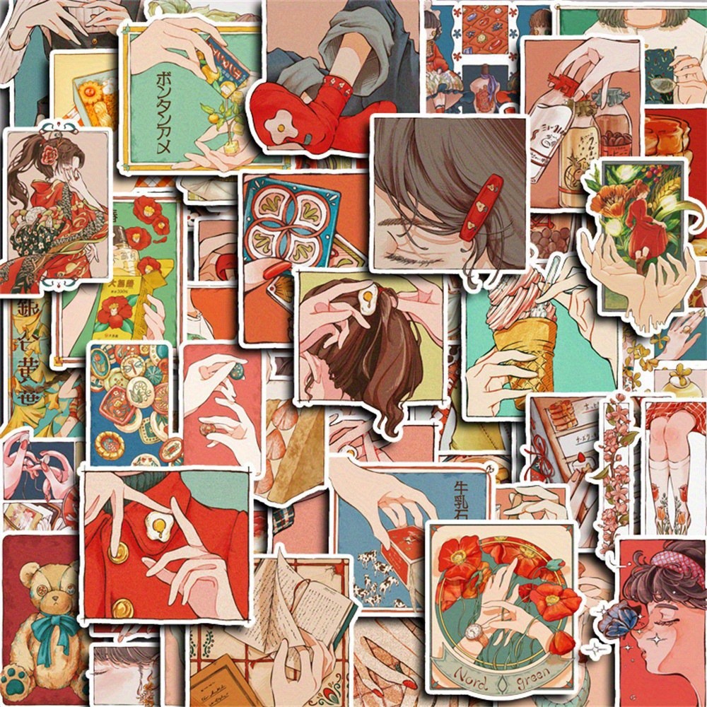 Japanese Lifestyle Anime - 50 stuks Japanse traditionele vintage stijl