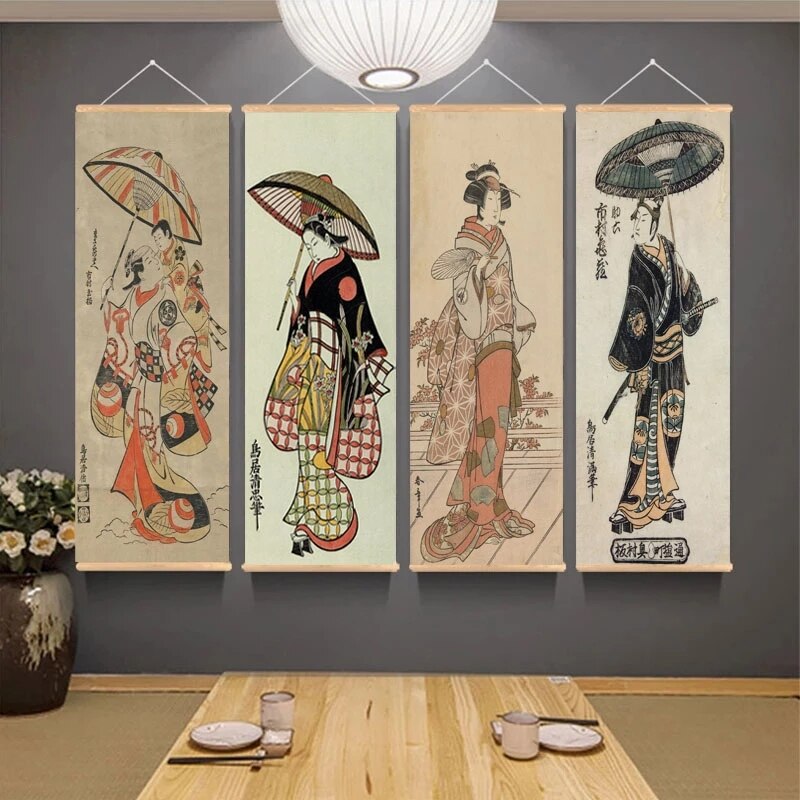 Anime wandrolposter vintage Ja - Japanese Lifestyle Anime recensie en prijs